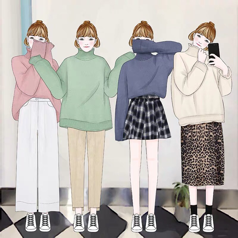 Áo len ulzzang nhiều màu