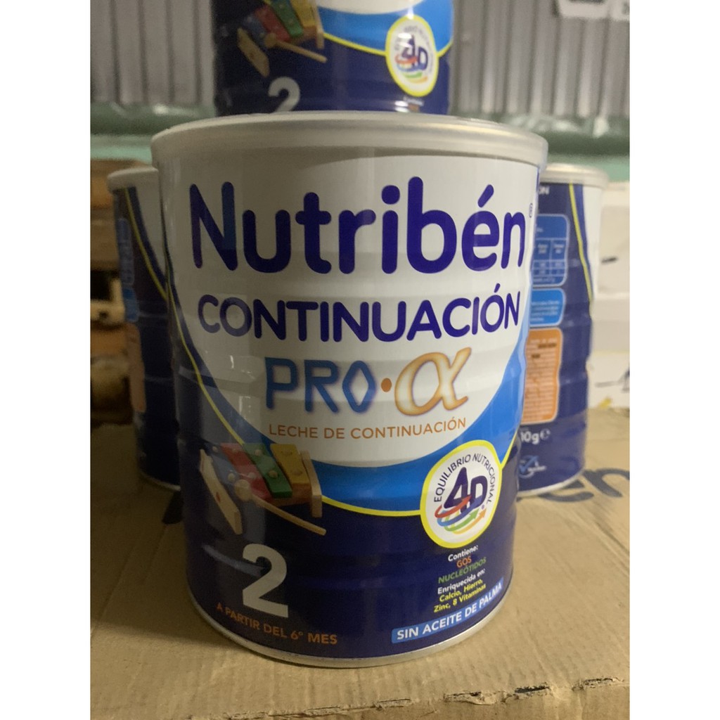 Sữa bột Nutriben Số 2 - 800gr (7-12 tháng tuổi) - DATE 30/07/2021