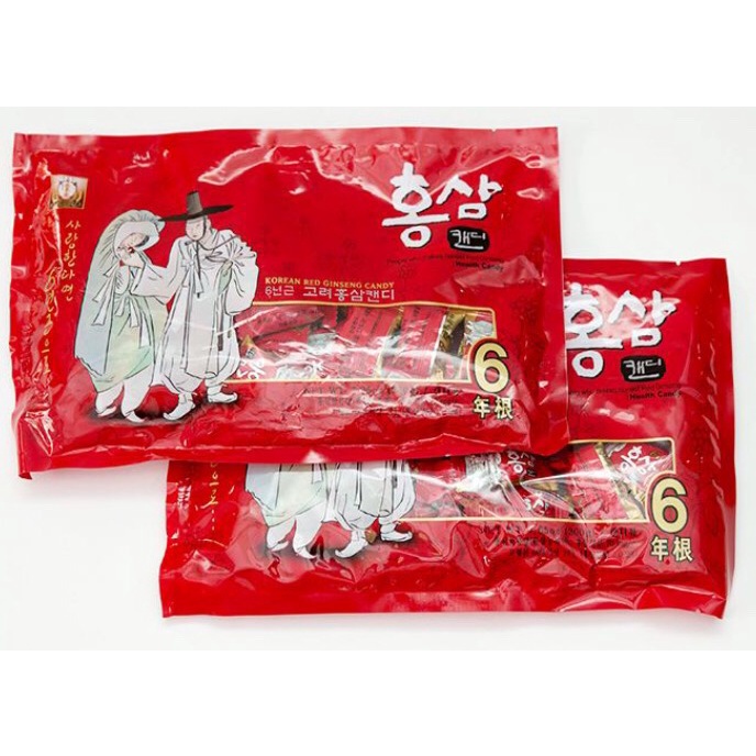 Kẹo hồng sâm ông già bà lão bộ 2 gói 200g