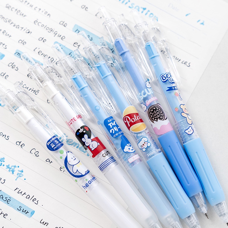 1 Bút Mực Gel Ngòi 0.5mm Hình Chữ Z Dễ Thương Sáng Tạo Dành Cho Học Sinh