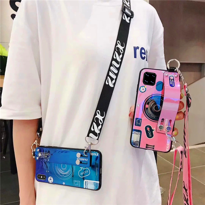 Ốp Lưng Nắp Gập Cho Realme C15 C12 C11 V5 6i A12 A12E Reno 4 Pro 4g Samsung Galaxy Z Flip Note 20 Ultra A21S A01 M01 M51 9a 9c