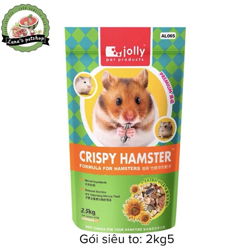 Thức ăn cho hamster 2kg5. Thức ăn tổng hợp jolly