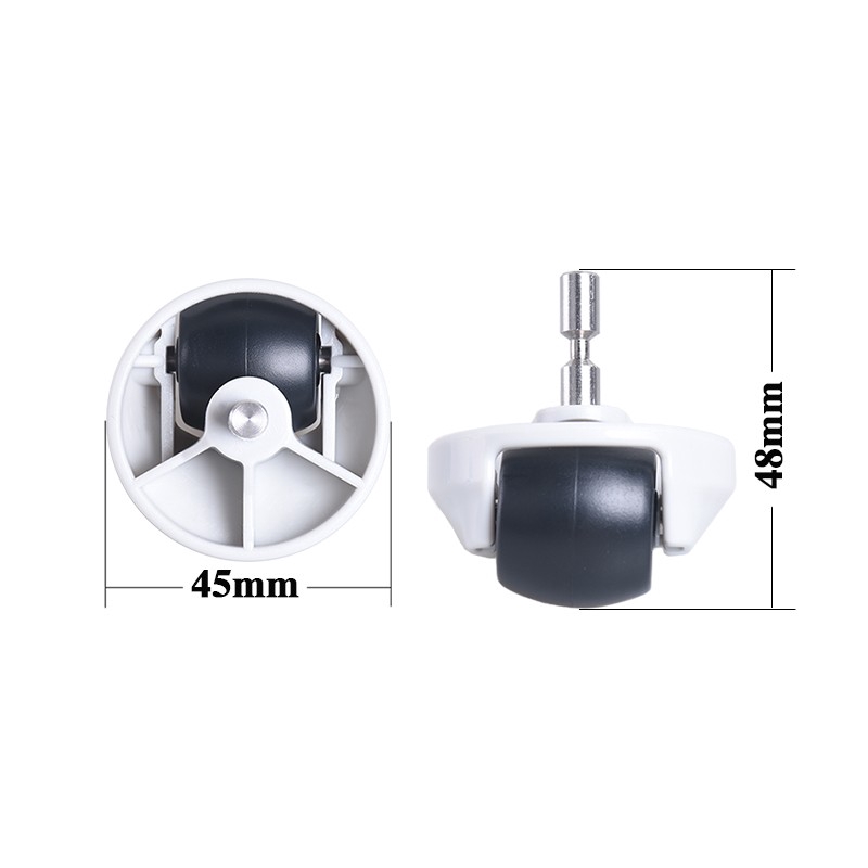 Bánh Xe Trước Thay Thế Dành Cho Rô Bốt Hút Bụi Xiaomi Roborock S50 S51 Mi