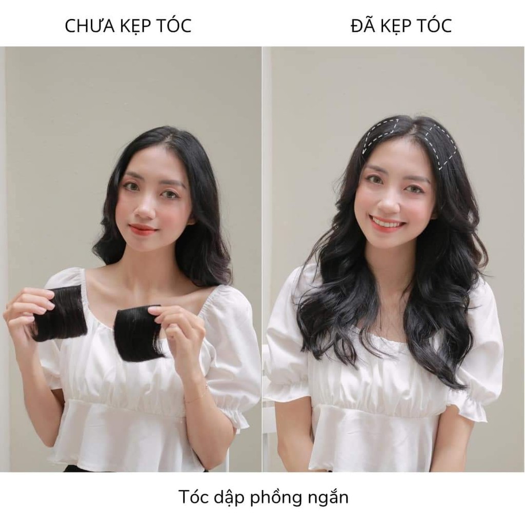 TÓc Kẹp phồng Chân Tóc,Làm Phồng Tóc 2 Bên