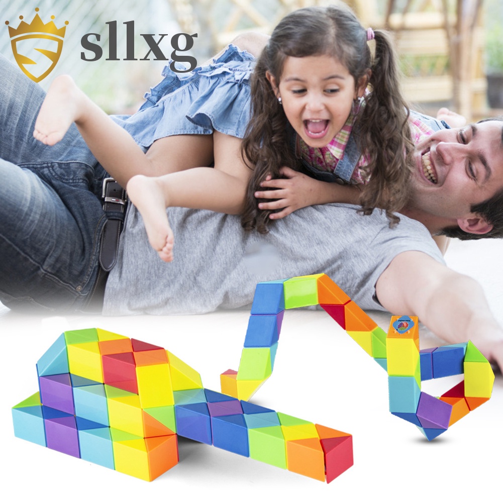 Đồ chơi khối rubik hình rắn 24/36/48/60/72 giảm căng thẳng