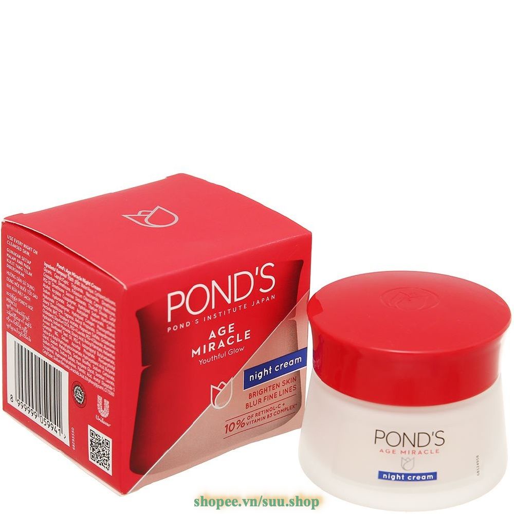 Kem Ngăn Ngừa Lão Hóa 50g Ban Đêm Ponds Age Miracle