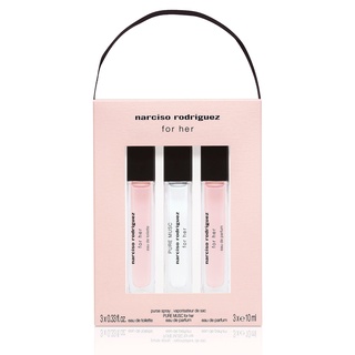 Set 3 nước hoa Narciso đầu xịt 10ml , Narciso trắng, Narciso hồng, Narciso đen - Herskin Official Store