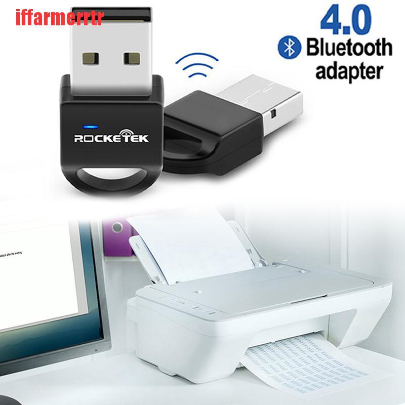 {iffarmerrtr}USB Bluetooth Adapter 4.0 Wireless Bluetooth Adapter Audio Receiver Transmitter LKZ