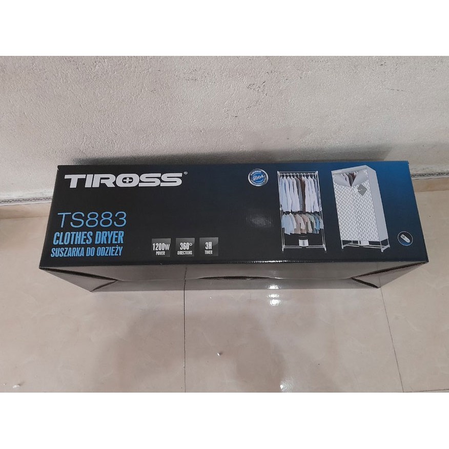 Máy Sấy Quần Áo Tiross TS883, Sản phẩm chính hãng, bảo hành 12 tháng