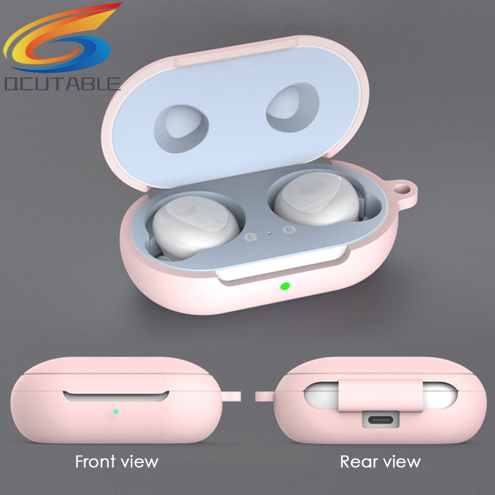 Vỏ bảo vệ hộp sạc tai nghe Samsung Galaxy Buds Plus bằng silicone kèm móc khóa