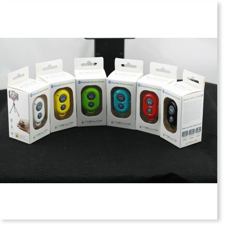 Remote Shutter nút bấm bluetooth điều khiển từ xa chụp ảnh tự động cho smartphone Iphone Ipad