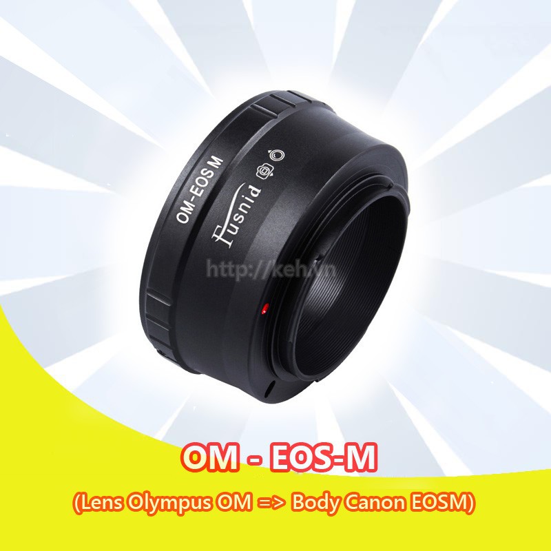 OM-EOSM Mount adapter chuyển lens ngàm Olympus OM sang body Canon EOS-M ( OM - EOS M )