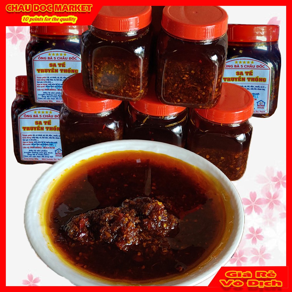 Sa Tế Truyền Thống Hủ 200gr Siêu Cay Thơm Ngon Làm Nhà.