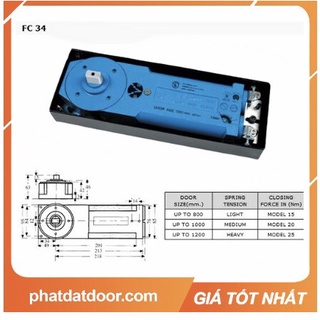 (Free Ship)-Bản lề sàn vvp FC 34 hàng đẹp