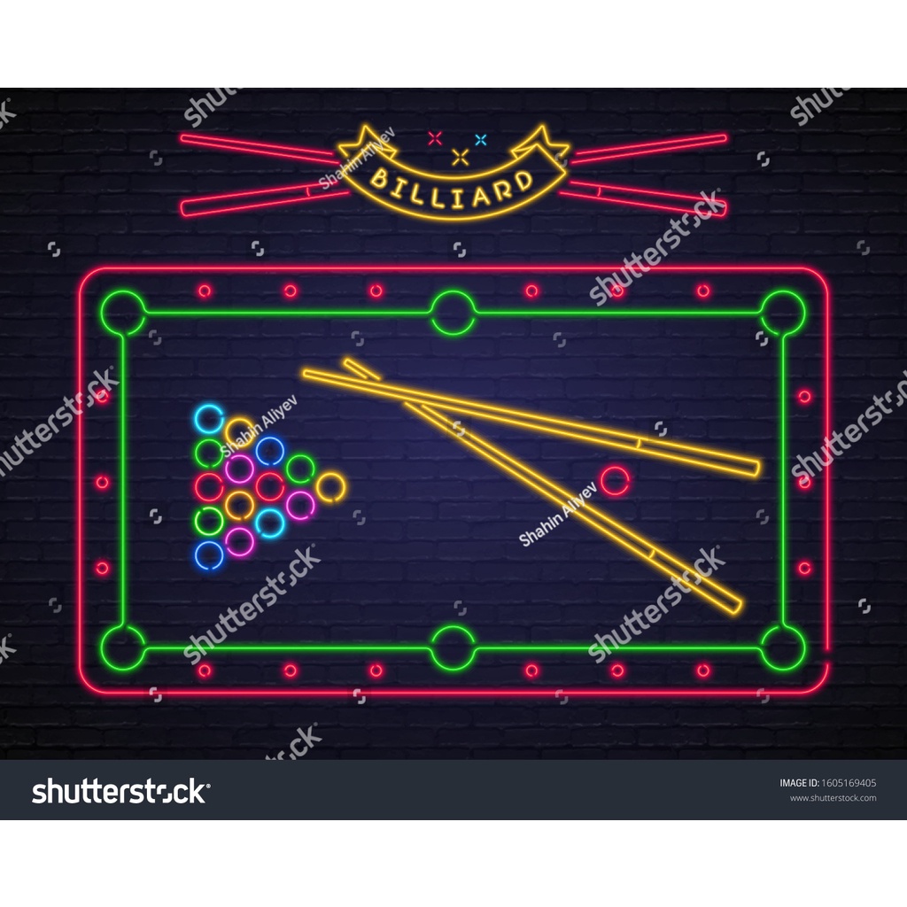 Tranh Club bida vải lụa 3D dán tường cao cấp