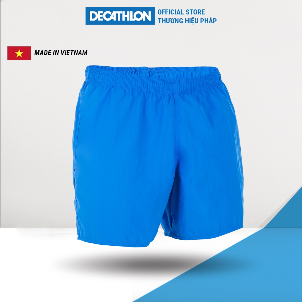 Quần short bơi nam DECATHLON b-free kháng clo - xanh dương