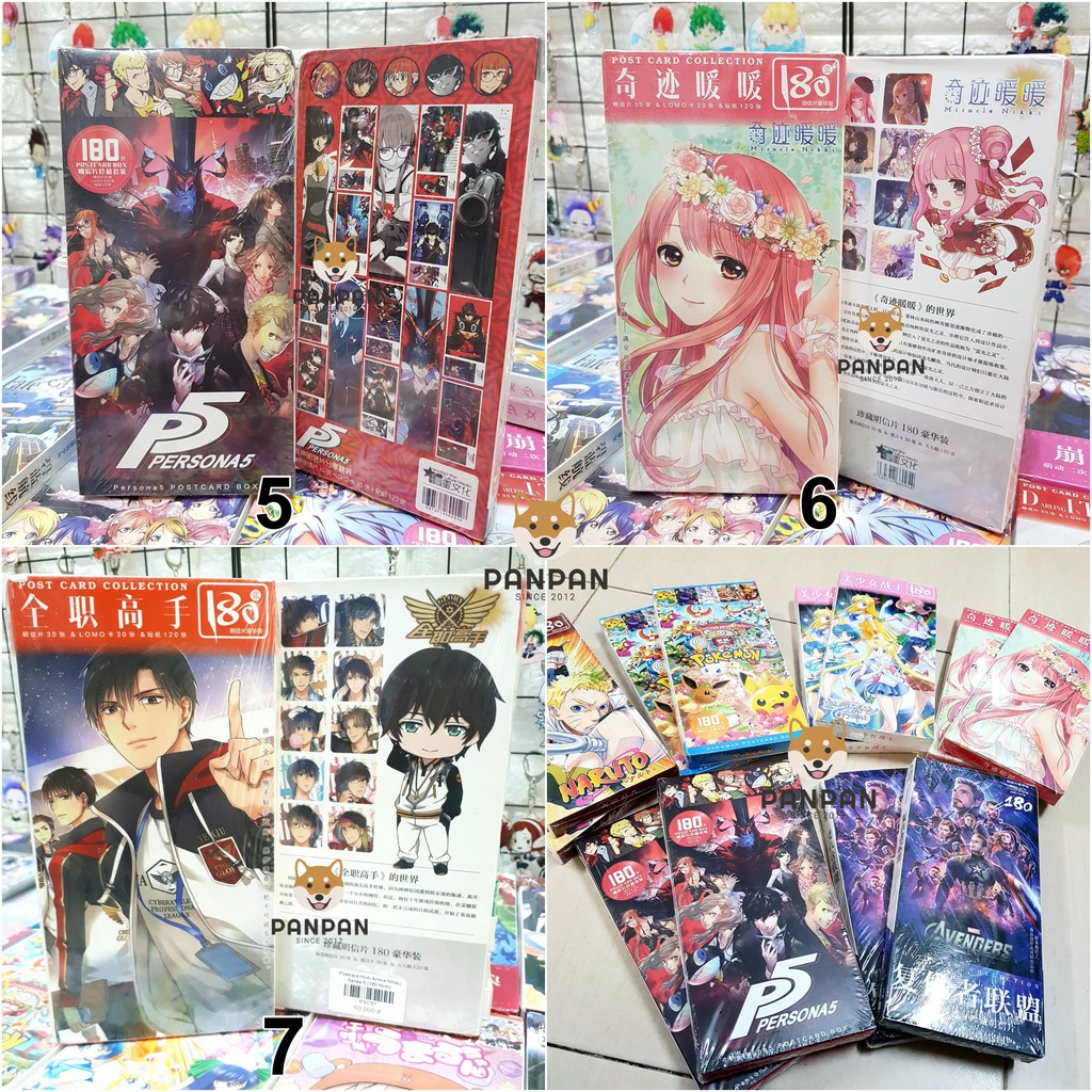 Postcard Hình Anime Nhiều Series 5 (180 Hình)