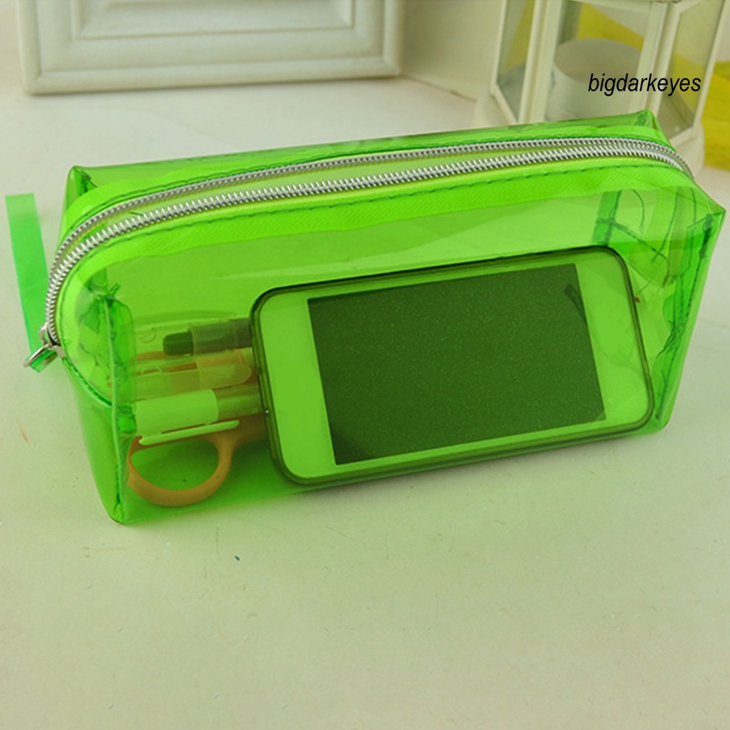 Túi Đựng Bút Chì Bằng PVC Trong Suốt Sức Chứa Lớn