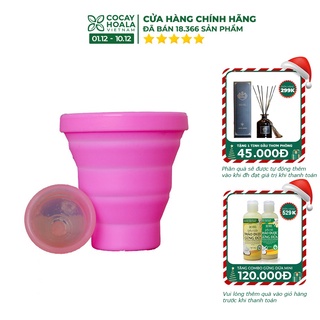 Cốc nguyệt san🍃FREESHIP🍃 Tulip Cup 100% Silicone Y Tế Cao cấp Siêu Mềm, Chống tràn, chống mùi, Van tự động thông minh