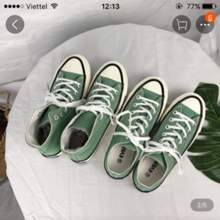 (order) Giày thể thao màu xanh mint