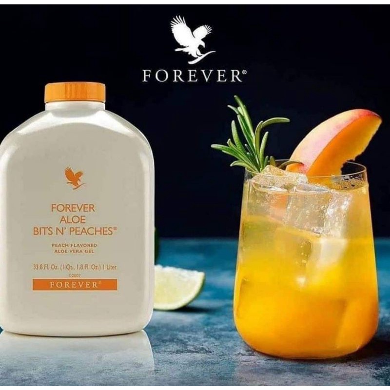 Nước ép nha đam hương đào Forever Aloe Bits N Peaches [077flp]