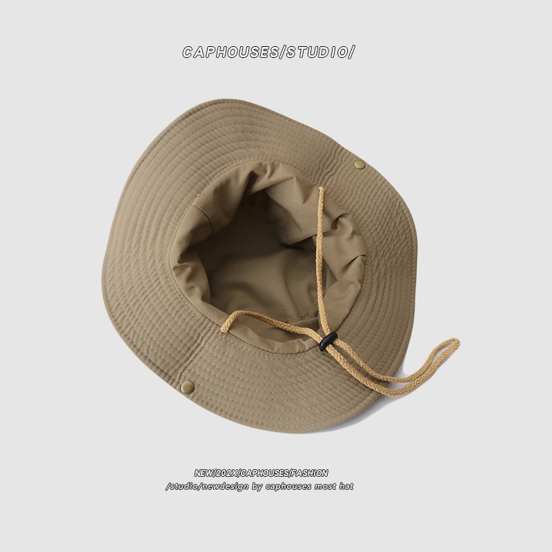 Mũ tai bèo chống nắng ngoài trời thoáng khí phong cách đường phố Nhật Bản cho nam nữ khi đi cắm trại / leo núi / câu cá