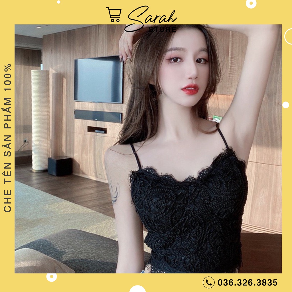 Áo Bra Viền Ren Crotop Siêu Hot Chun Lưng 997
