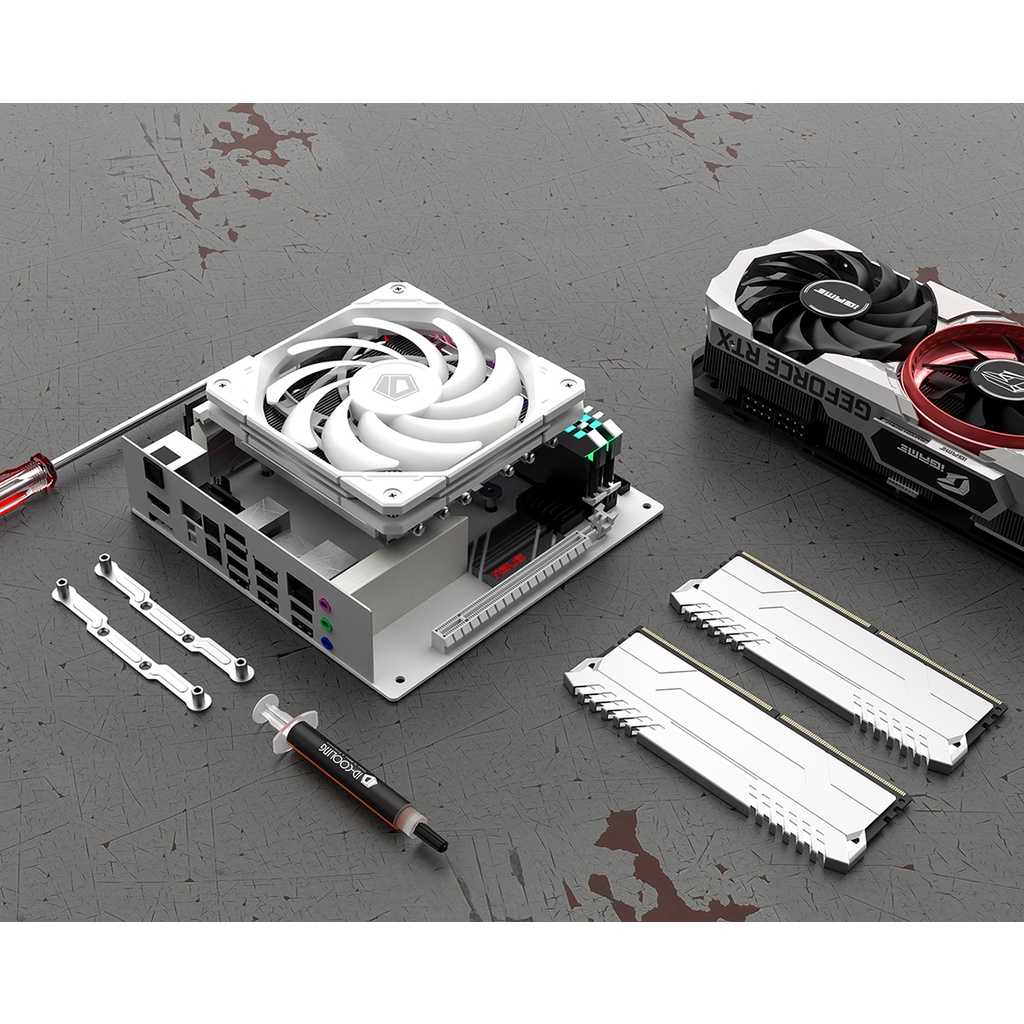 Quạt tản nhiệt ID-Cooling NO-12015-XT-ARGB Snow