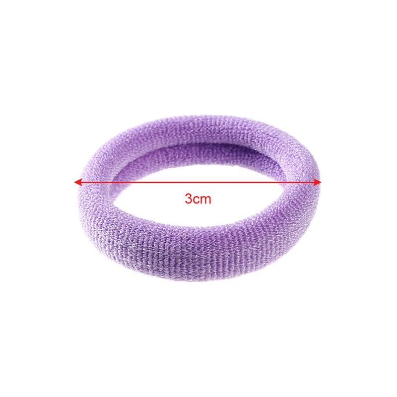 Haimeikang 50 chiếc / bộ dây buộc tóc nylon màu