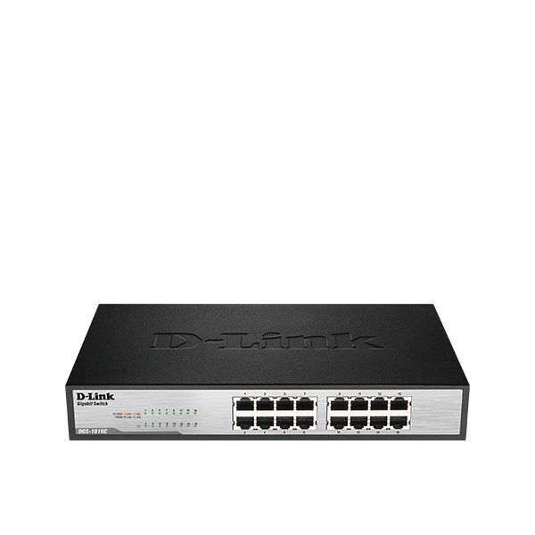 Hub 16 PORT D-LINK DGS-1016C Đen bạc
