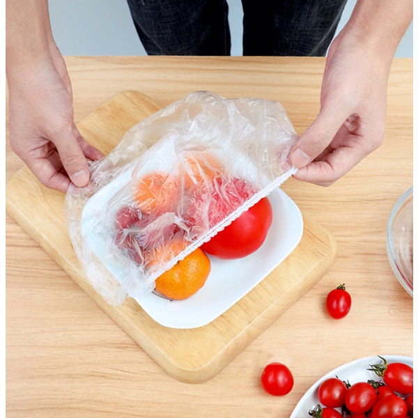 Vỏ Bọc Bảo Vệ Thức Ăn Bằng Nhựa Co Giãn Có Thể Tái Sử Dụng