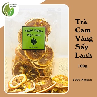 Trà cam vàng sấy khô cao cấp Túi 100g | Tặng kèm đường phèn