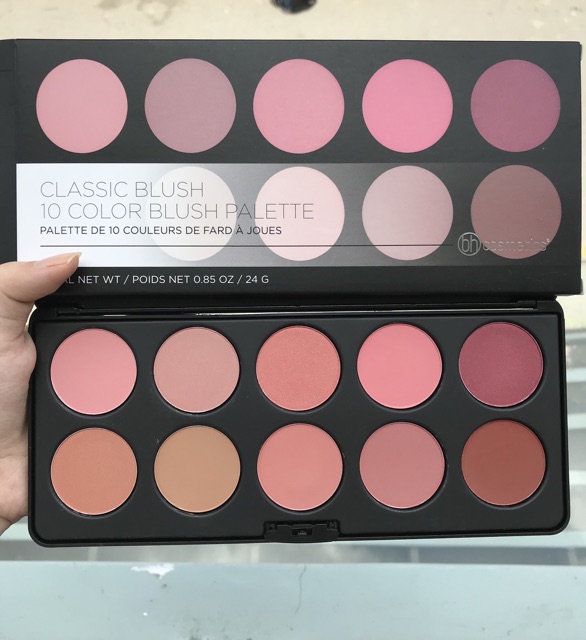 Hang co san - Bảng phấn má BH cosmetics 10 ô | BigBuy360 - bigbuy360.vn
