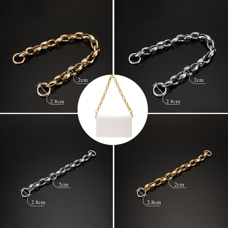 Dây Xích Đeo Túi Xách Thay Thế Loại Ngắn 20/40/60cm