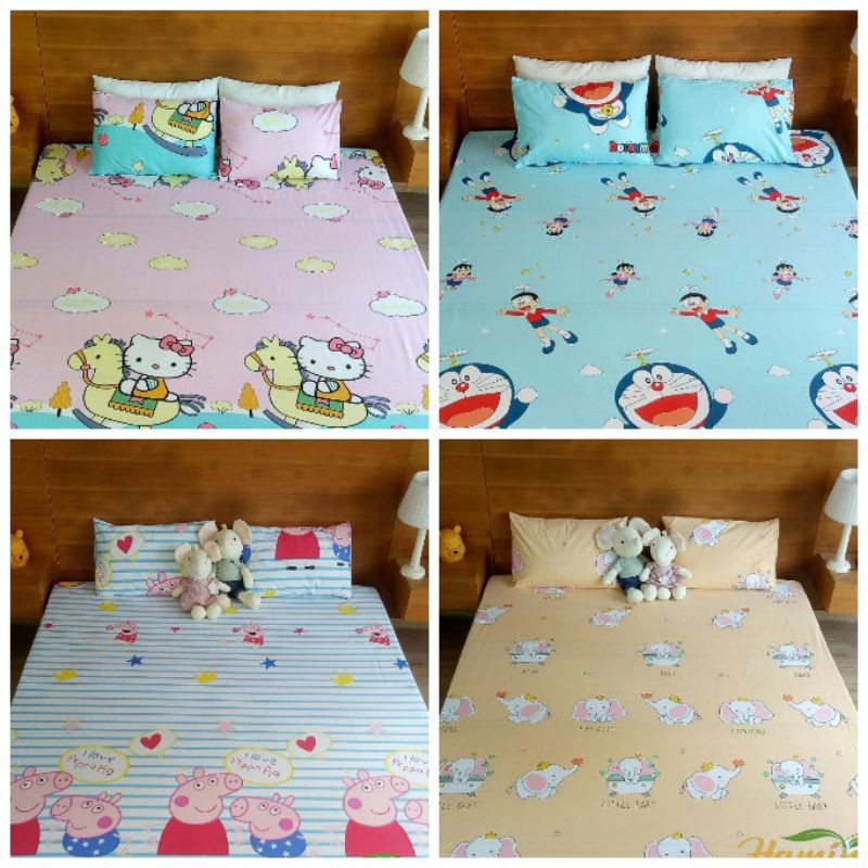 Ga chống thấm cotton Hamina cao cấp 1m6, 1m8, 1m2 không bao gồm vỏ gối (Goodmama 2)