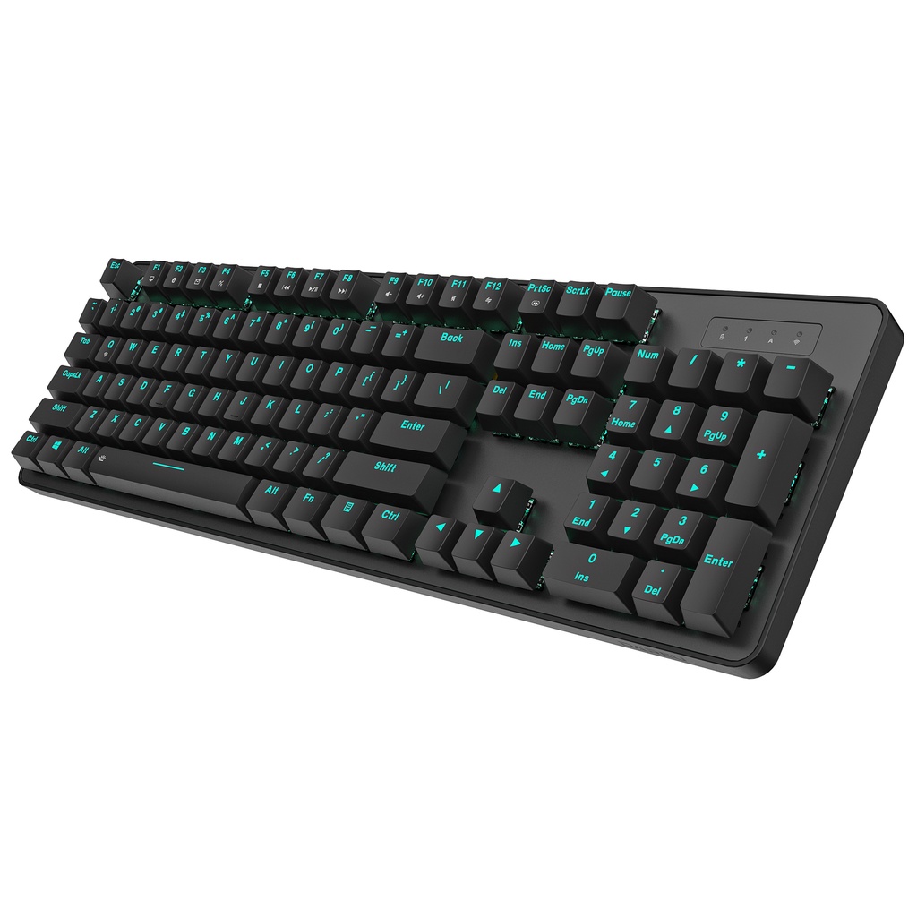 Bàn Phím Cơ Không Dây DAREU EK810G BLACK 104-KEYS