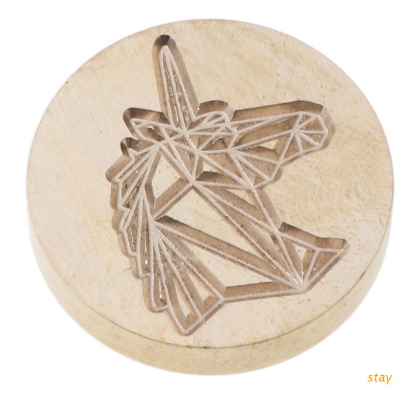 Đầu con dấu sáp dập nổi làm từ gỗ họa tiết động vật thât thế cho con dấu bằng đồng