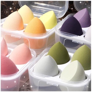 Set 4 Mút Tán Kem Nền Trang Điểm Mềm Mại