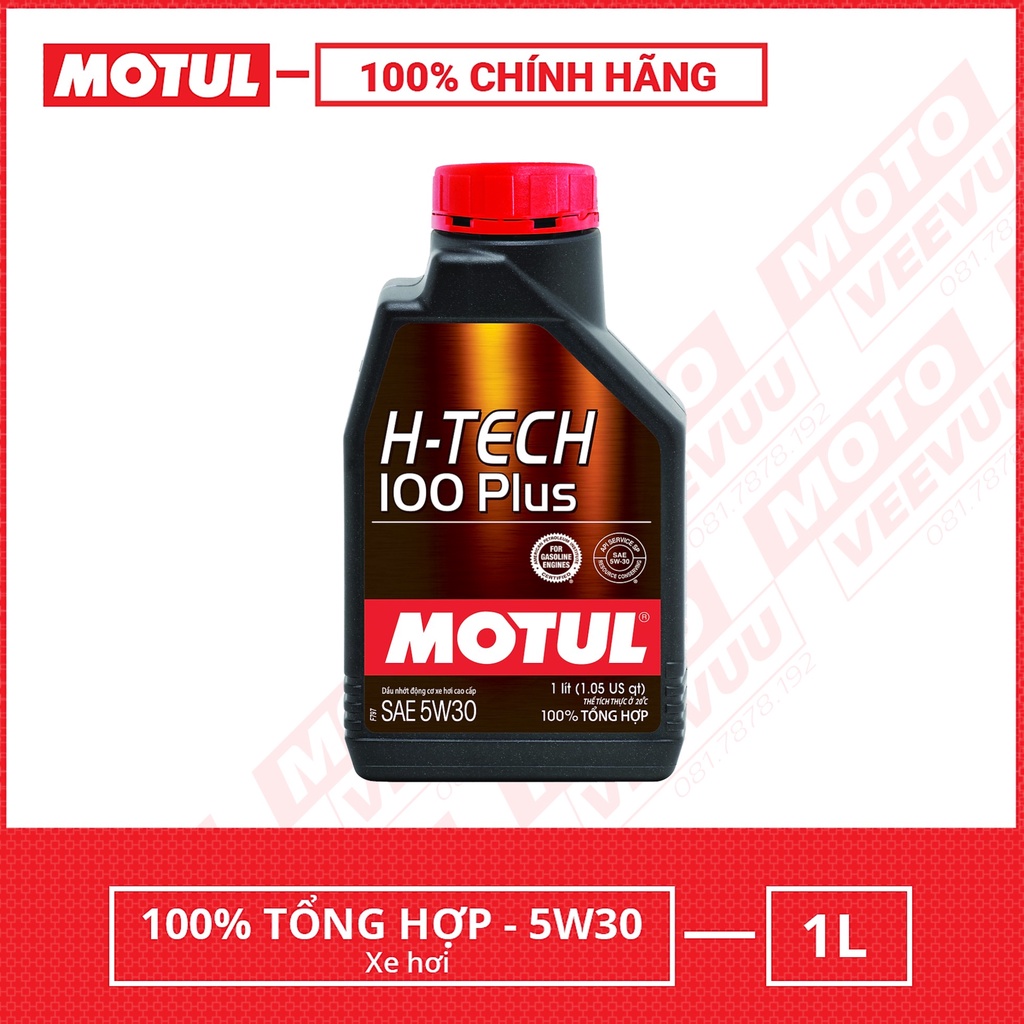 Dầu nhớt xe ô tô MOTUL H-Tech 100 Plus 5W30 1 Lít ĐỘNG CƠ XĂNG