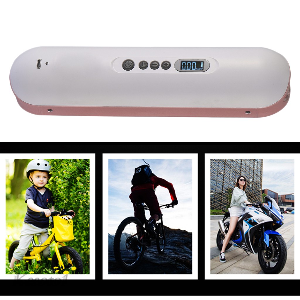 Máy Bơm Hơi Điện Tử Kesto1 Cho Xe Hơi / Xe Máy / Xe Đạp | BigBuy360 - bigbuy360.vn