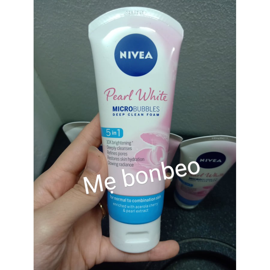 (Chính hãng) Sữa rửa mặt NIVEA nữ 50g / 100g