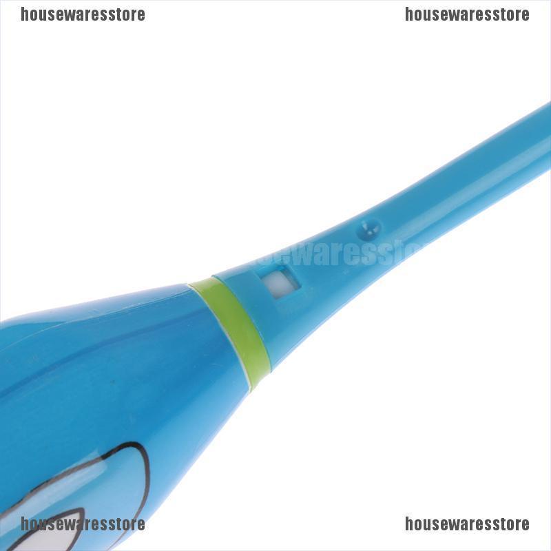 Bộ Bàn Chải Đánh Răng Điện Siêu Âm In Họa Tiết Hoạt Hình Dễ Thương