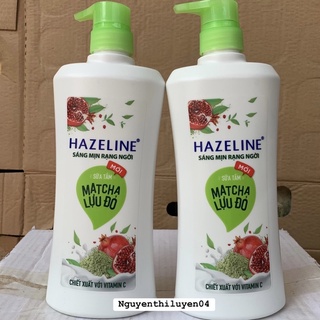Sữa Tắm Hazeline Matcha Lựu Đỏ 670g