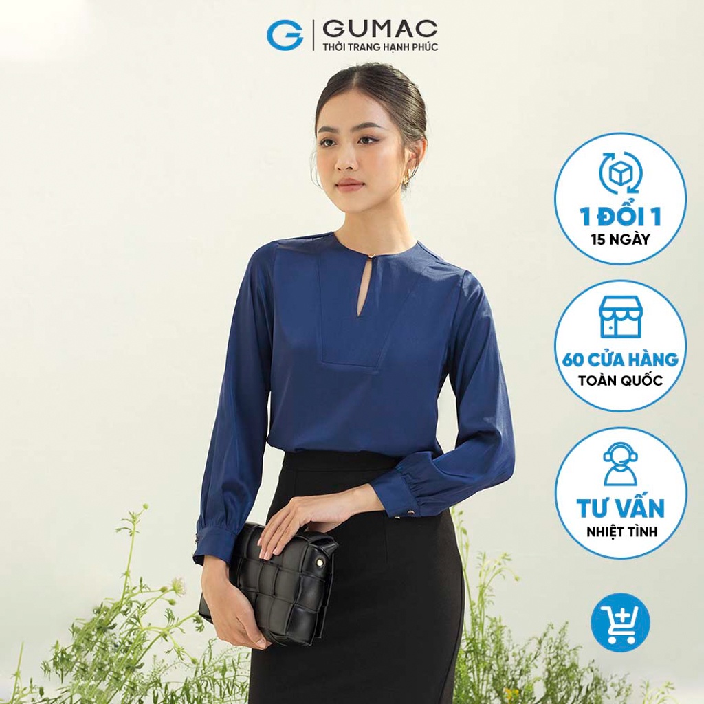 Áo kiểu thời trang GUMAC tay dài AC03047