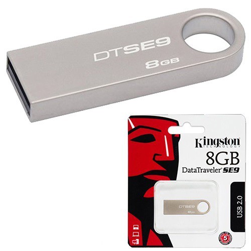 Usb chính hãng kingston 32Gb/64Gb/16Gb/8Gb/4Gb/2Gb SE9 2.0, nhỏ gọn thiết kế vỏ kim loại chống nước