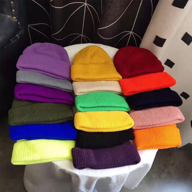 Mũ beanie len nam nữ nhiều màu