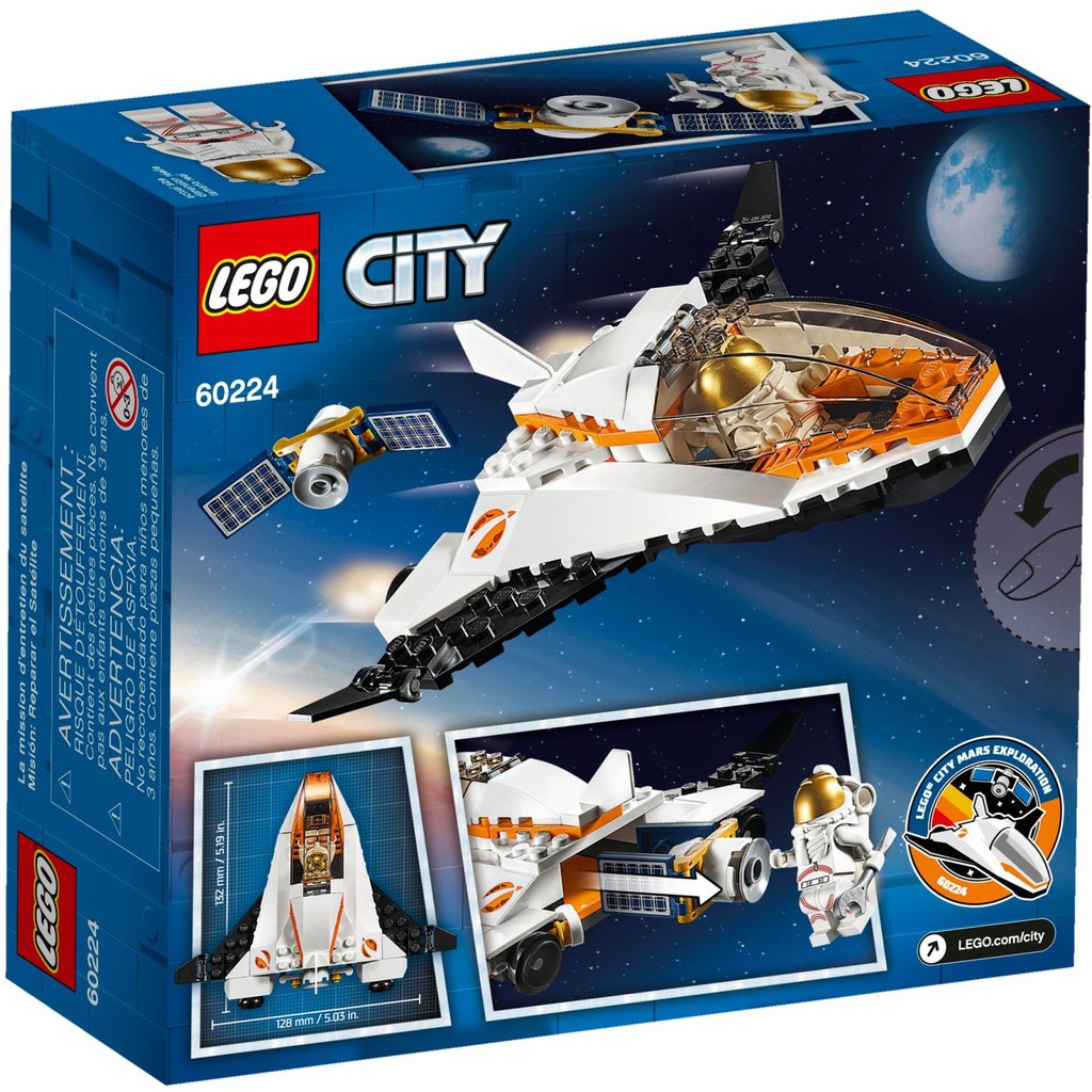 60224 Đồ chơi lắp ráp Iego Satellite Service Mission - Trạm dịch vụ vệ tinh