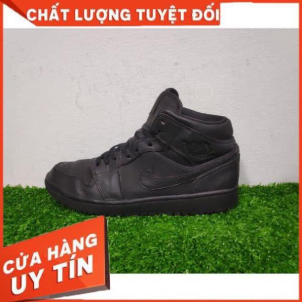 SALE VZ sale [Hàng Auth] Ả𝐍𝐇 𝐓𝐇Ậ𝐓 Giày Nike Jordan 1s đen size 40 41 42 Uy Tín . : : : ^^ ! .
