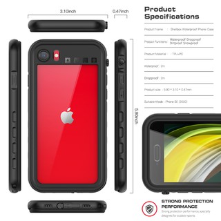 Ốp Lưng Chống Nước 100% Cho Iphone Se 2nd 4.7 ''