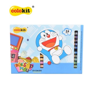 [ Chính hãng ] Sáp màu Colokit Doraemon CR-C06/DO ( 24 màu ) hàng có kiểm tra chất lượng và an toàn